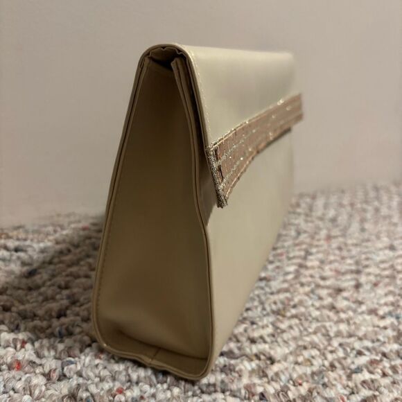 Vintage Christian Dior Parfums Toiletry Clutch Cosmetic Bag Gold - Picture 2 of 11